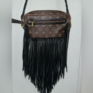 Vintage Boho Bags - LV Revamped With Fringe